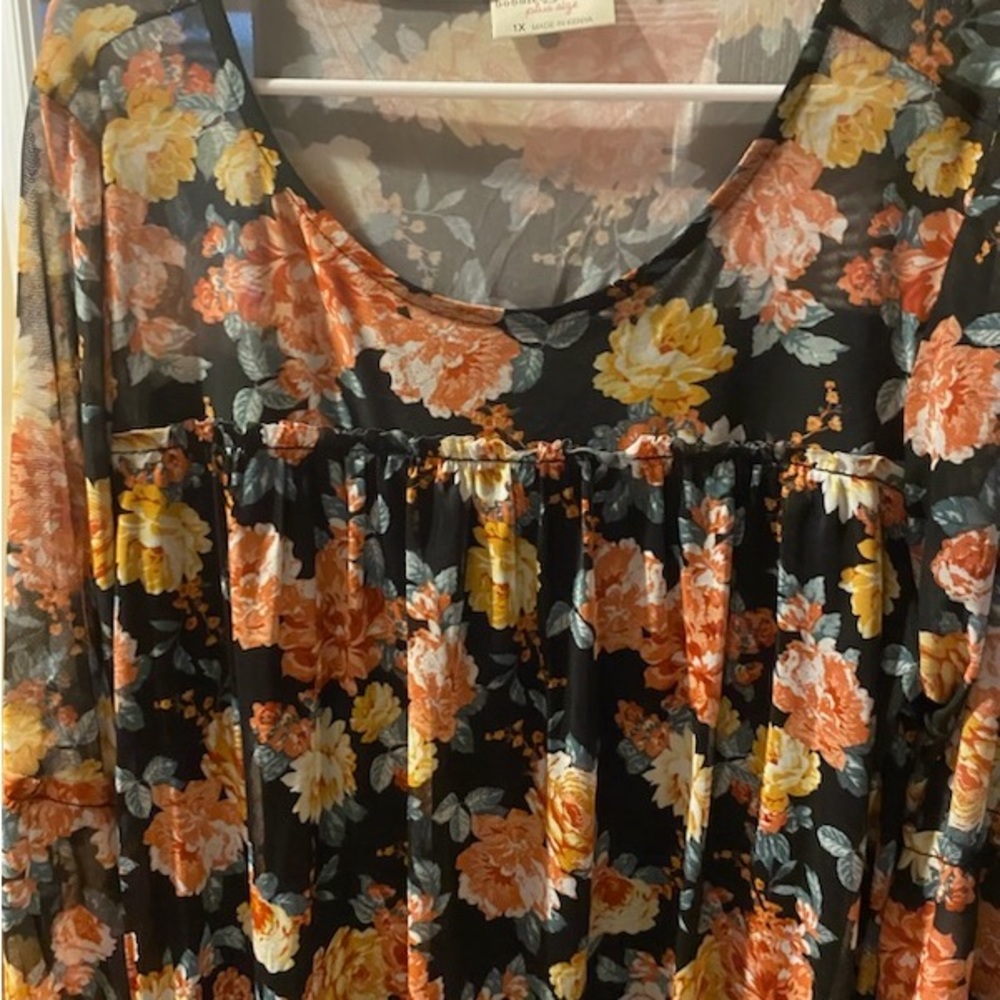 Gauzy long sleeve summer shirt